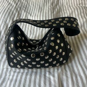 Black Studded Handbag
